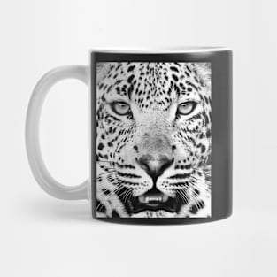 Leopard portrait print Mug